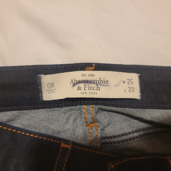 Abercrombie & Fitch Jegging NWOT 26Wx29L tagged as 0R Academia Grunge Preppy - Picture 7 of 8